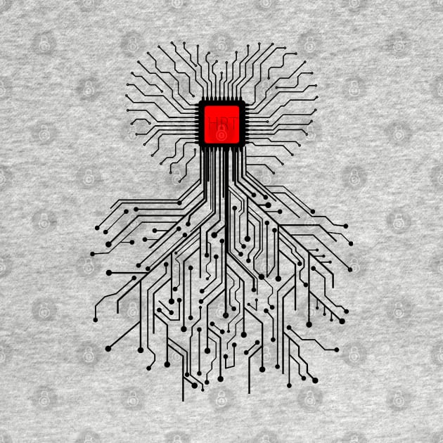 Electronic chip heart by Your Design